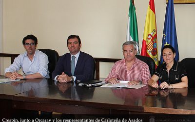 El G.D.R. firma contratos de ayuda del Programa LiderA para subvencionar inversiones en el sector agroalimentario de La Carlota y Fuente Palmera