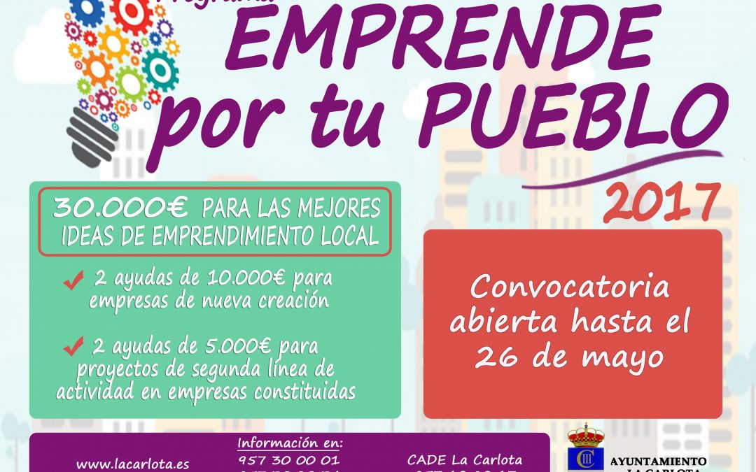 Emprende por tu pueblo 2017 información