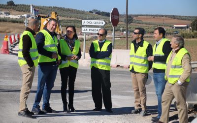 SE REACTIVAN LAS OBRAS DE MEJORA DEL CRUCE DE LA CHICA CARLOTA Y LAS PINEDAS EN LA CARRETERA A-445 LA CARLOTA-POSADAS
