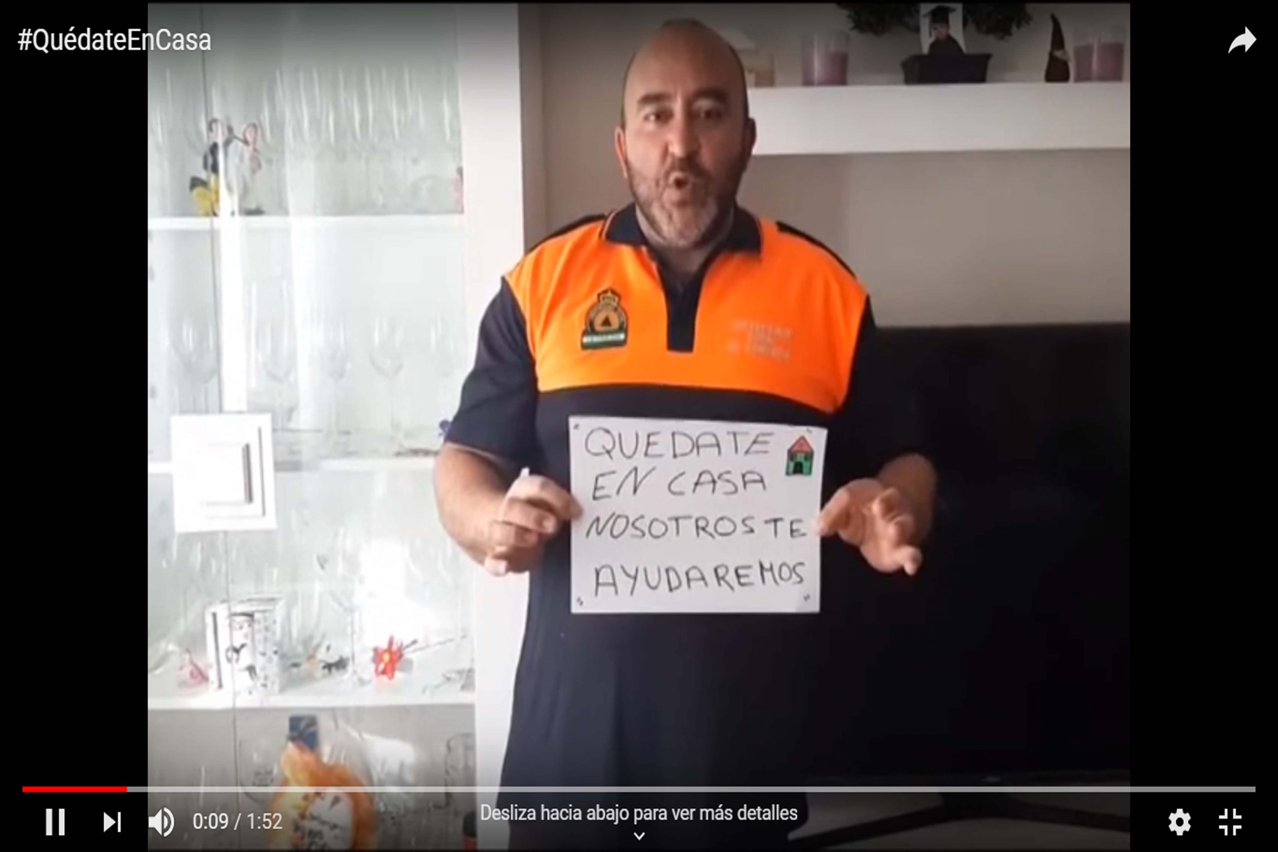 PROTECCIÓN CIVIL DE LA CARLOTA NOS DICE #QUÉDATEENCASA Y QUE ELLOS/AS ESTÁN AHÍ SI LOS/AS NECESITAS 1