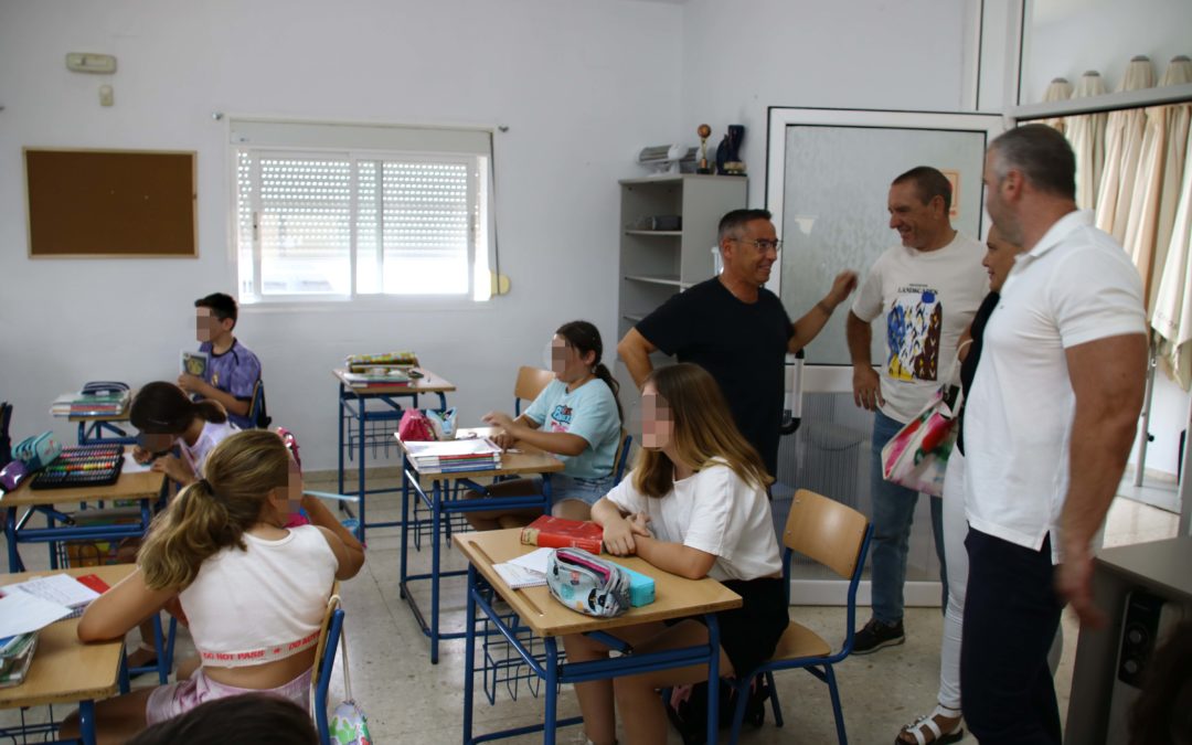 SE INICIA EL CURSO ESCOLAR DE INFANTIL Y PRIMARIA 2022-23 EN LA CARLOTA Y SUS DIEZ DEPARTAMENTOS