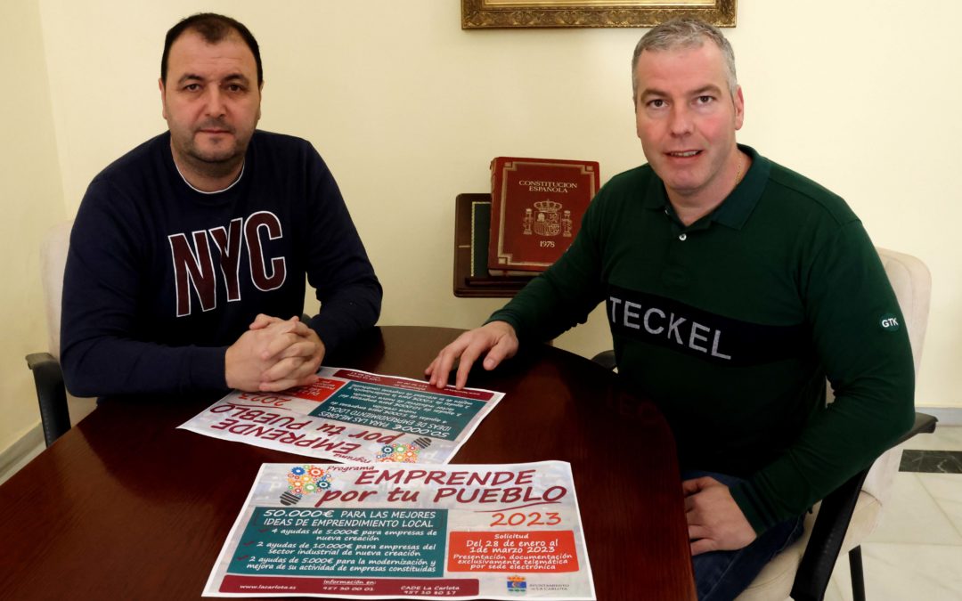 ABIERTA LA CONVOCATORIA DEL ‘EMPRENDE POR TU PUEBLO 2023’ HASTA EL 1 DE MARZO
