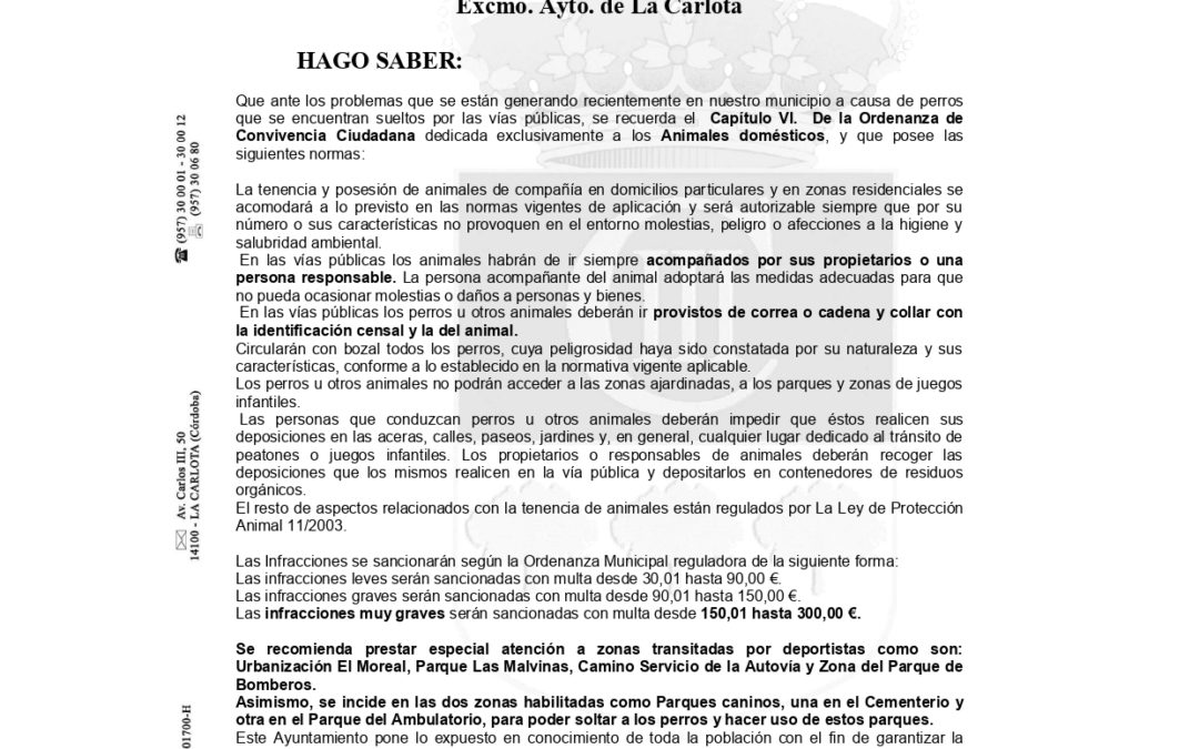 BANDO DE ALCALDÍA