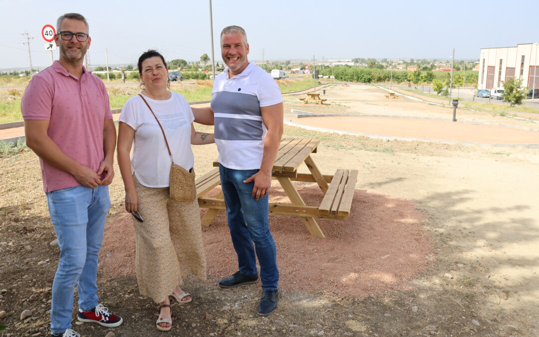 FINALIZADA LA 1ª FASE DE LA ADECUACIÓN DE ZONA VERDE EN EL POLÍGONO DE ALDEA QUINTANA