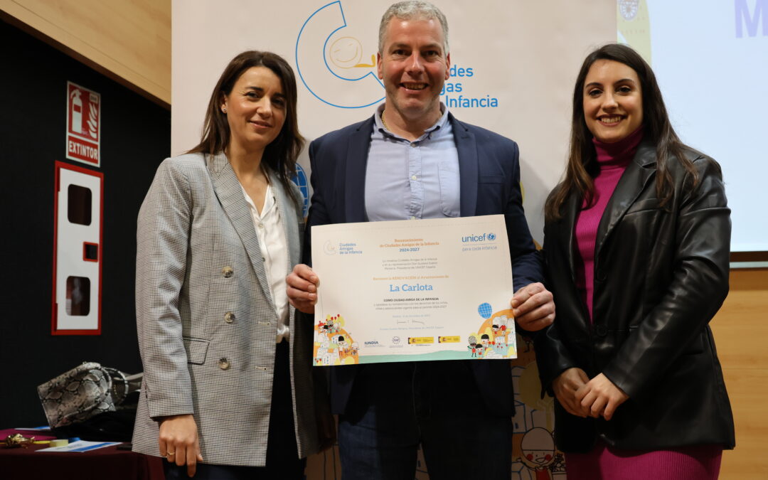 LA CARLOTA MANTIENE EL SELLO CIUDAD AMIGA DE LA INFANCIA DE UNICEF