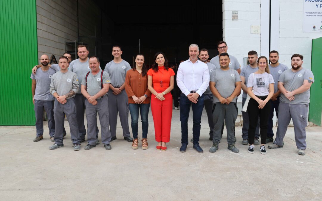 CLAUSURADO LOS TALLERES DEL PROGRAMA DE EMPLEO Y FORMACIÓN DE 2023 DE FÁBRICAS DE ALBAÑILERÍA Y CUBIERTAS INCLINADAS