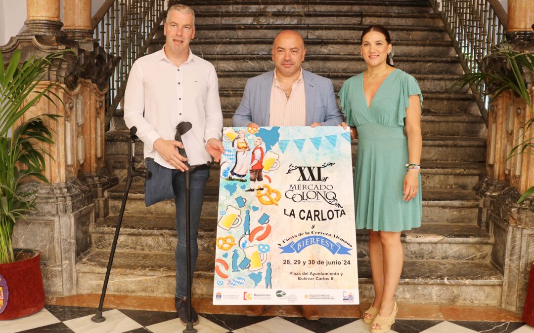 LA CARLOTA SE PREPARA PARA CELEBRAR LA XXI EDICIÓN DE SU MERCADO COLONO Y LA V FIESTA DE LA CERVEZA ALEMANA