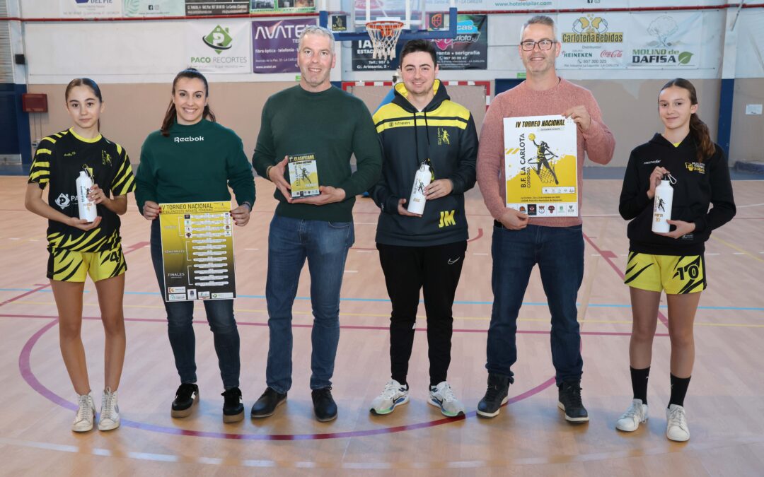 TODO LISTO PARA DISPUTAR EL IV TORNEO NACIONAL DE BALONCESTO FEMENINO INFANTIL DE LA CARLOTA CON SIETE EQUIPOS NACIONALES Y UNO INTERNACIONAL